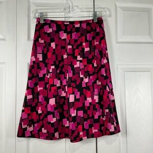 🩷 Petites by Wildlife Sportswear Black and Pint Pull On Skirt - PS